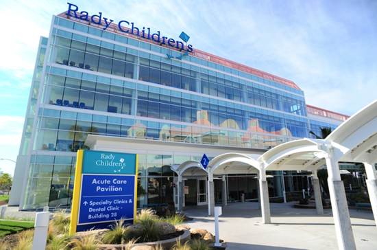 Rady Children's hospital entrance